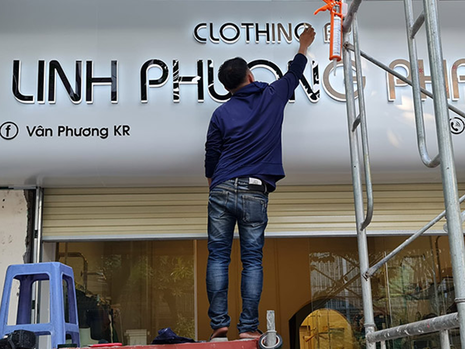 Nâng cấp bảng hiệu