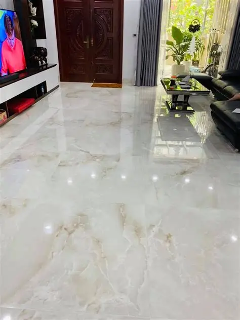 Ốp lát phòng khách biệt thự