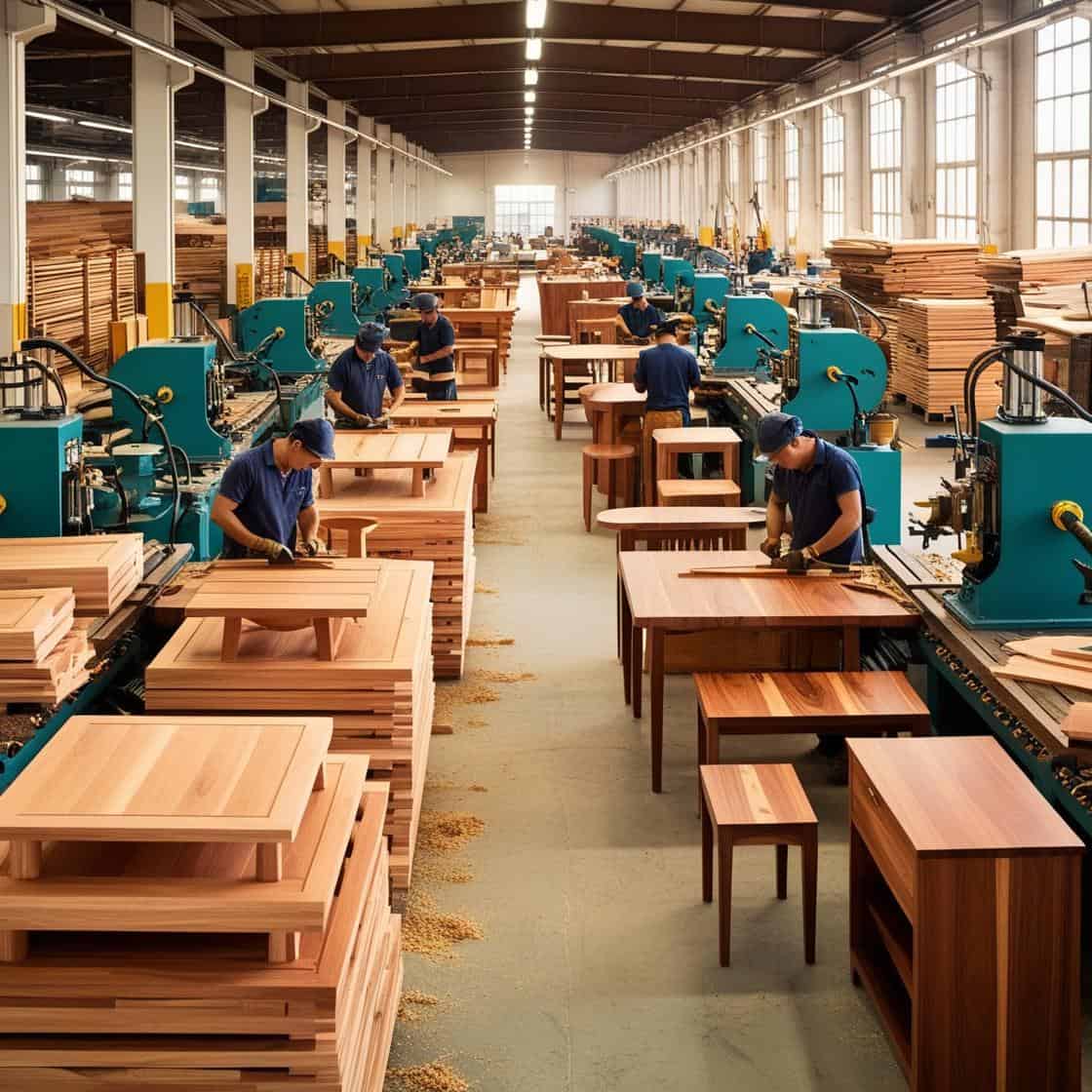 Sản xuất nội thất gỗ công nghiệp