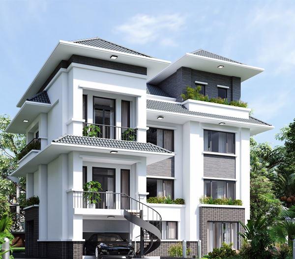 Sơn ngoại thất biệt thự
