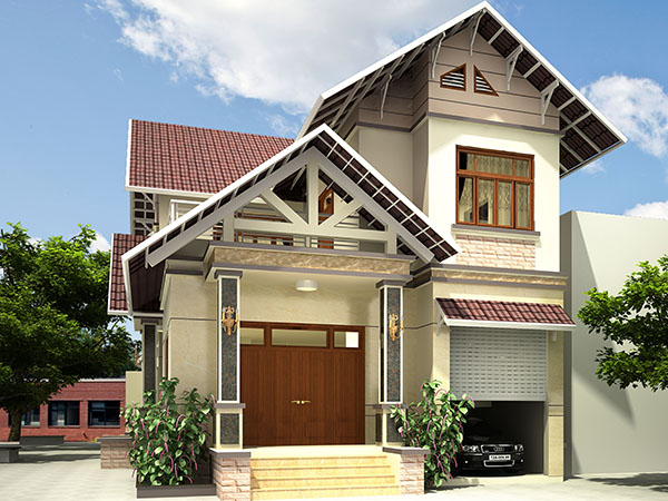 Sơn ngoại thất nhà vườn
