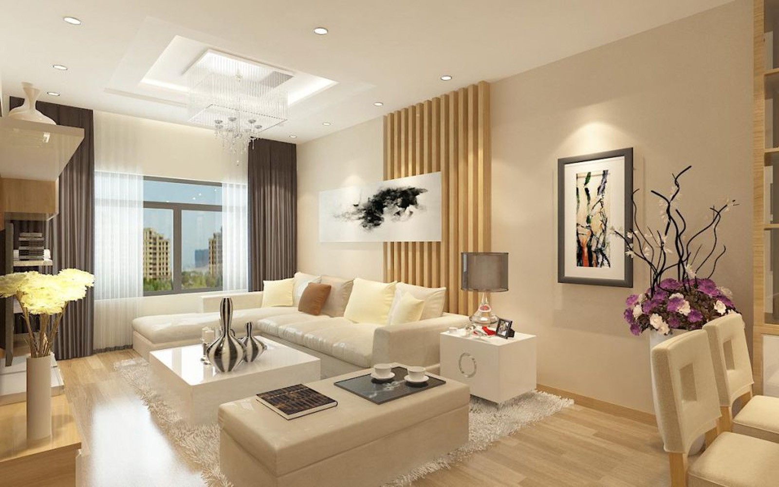 Sơn phòng khách biệt thự