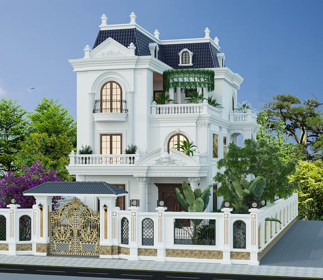 Sơn sửa biệt thự theo yêu cầu