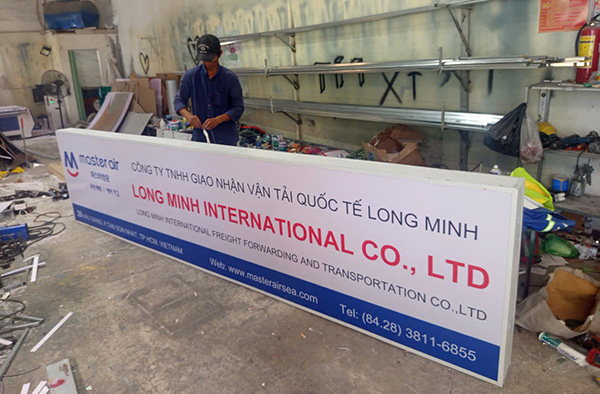 Sửa bạt bảng hiệu