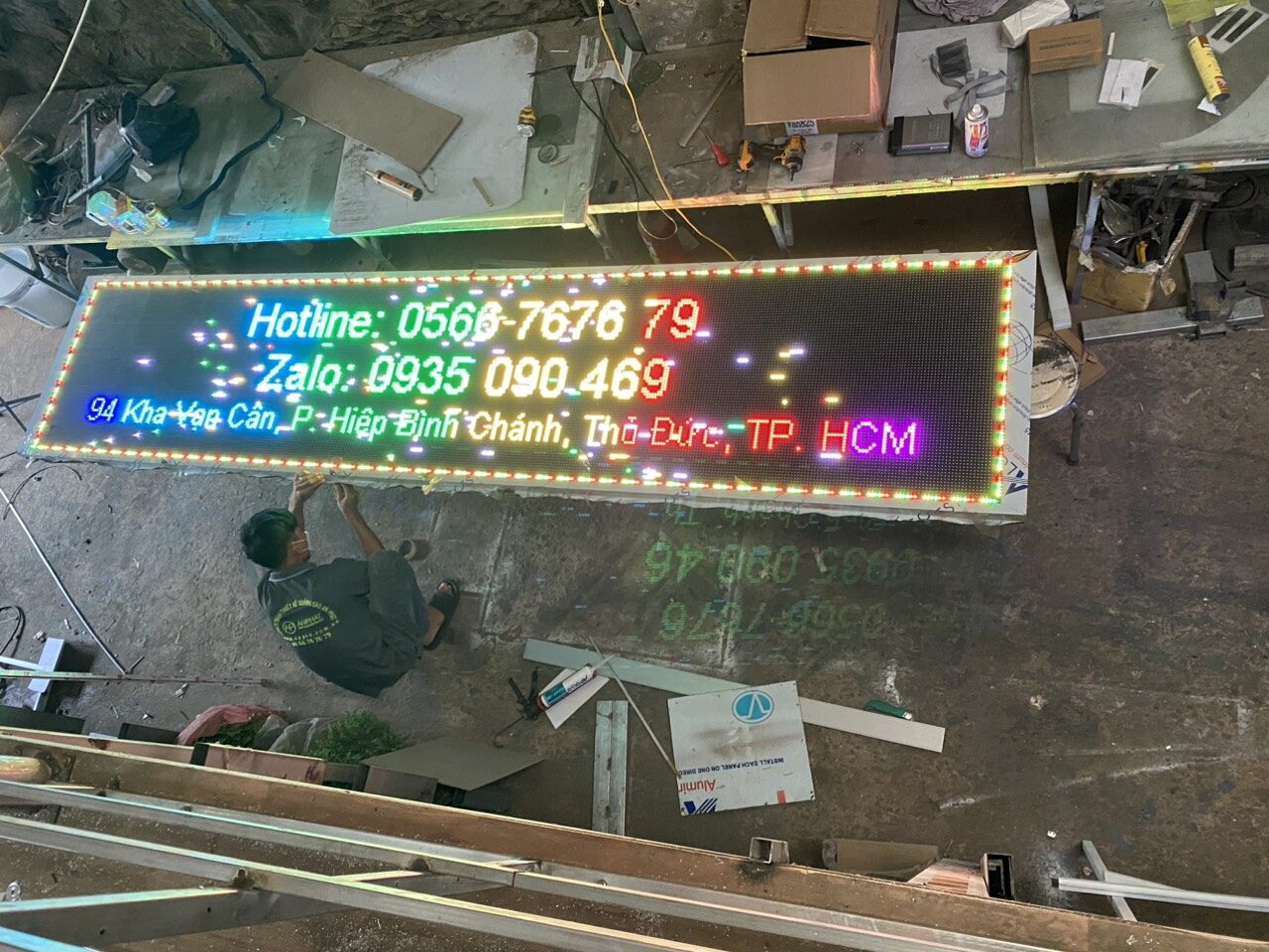 Sửa led quảng cáo hư hỏng