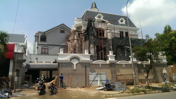 Sửa mặt tiền biệt thự