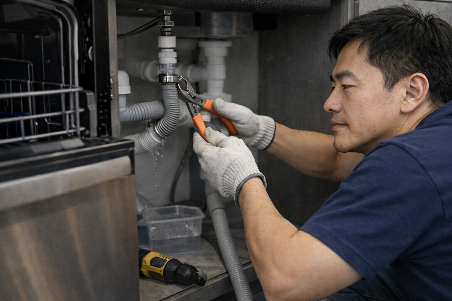 Sửa máy không xả nước