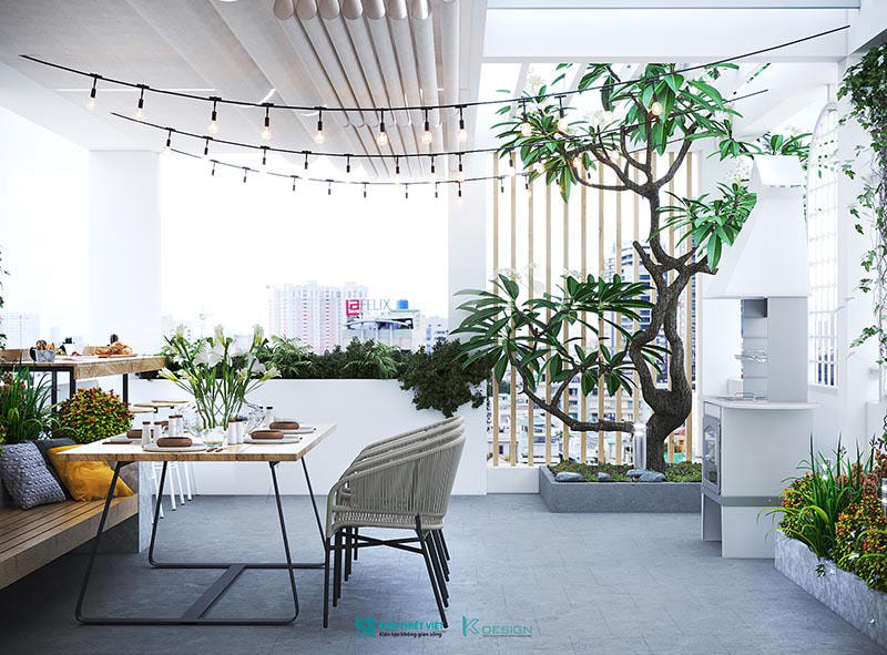 Sửa sân thượng biệt thự