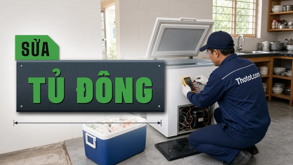 Sửa tủ đông không đông, kém đông