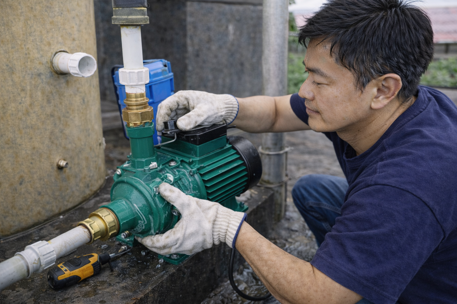 Tháo dỡ – di dời máy bơm nước