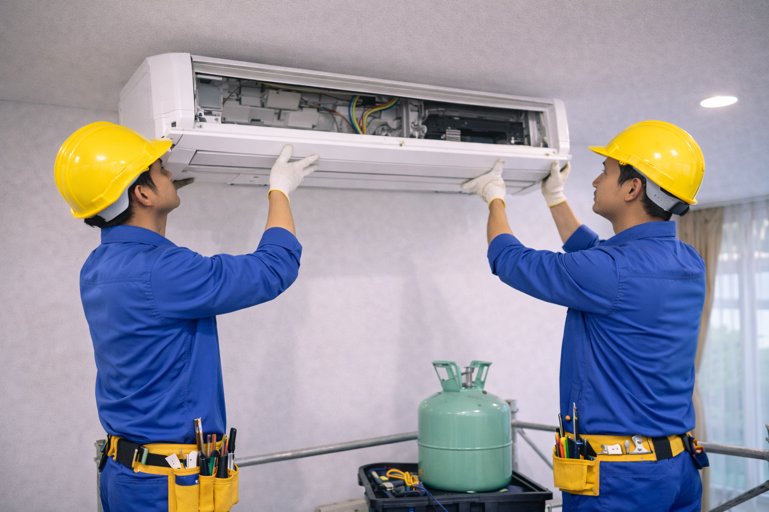 Tháo Dỡ – Di Dời Máy Lạnh Áp Trần | An Toàn – Đúng Kỹ Thuật