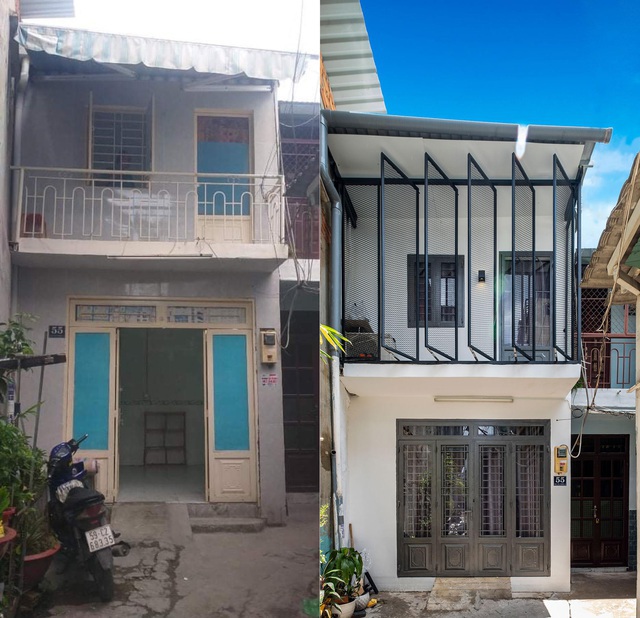 Thay cửa nhà phố cũ