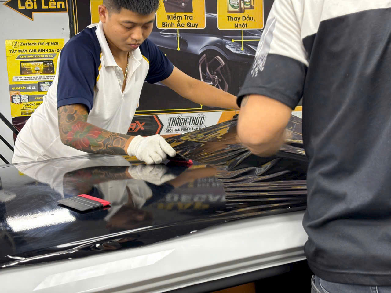 Thay decal mới
