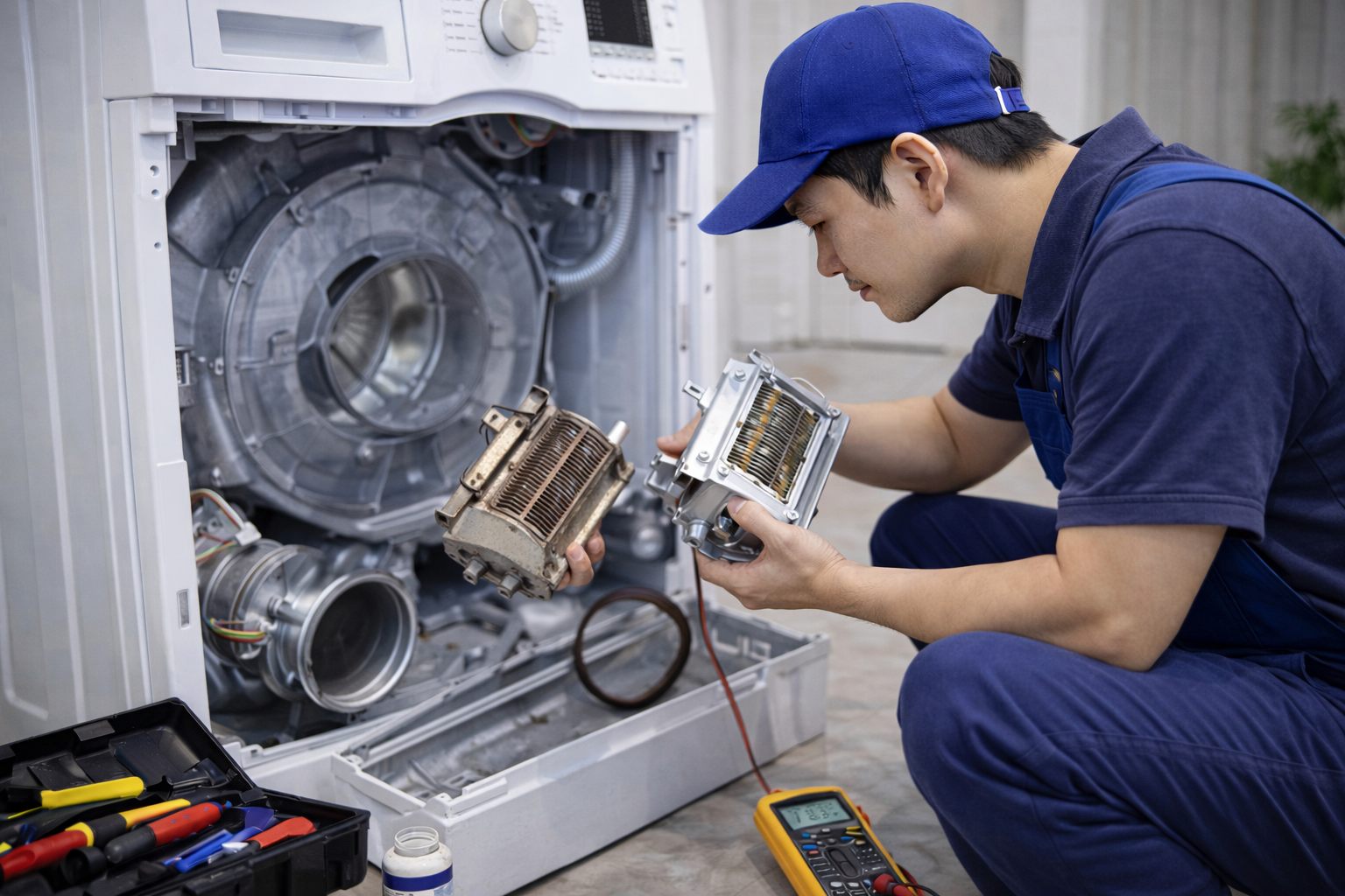 Thay linh kiện máy sấy