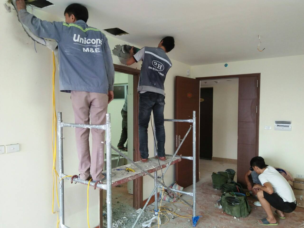Thi công điện sau cải tạo
