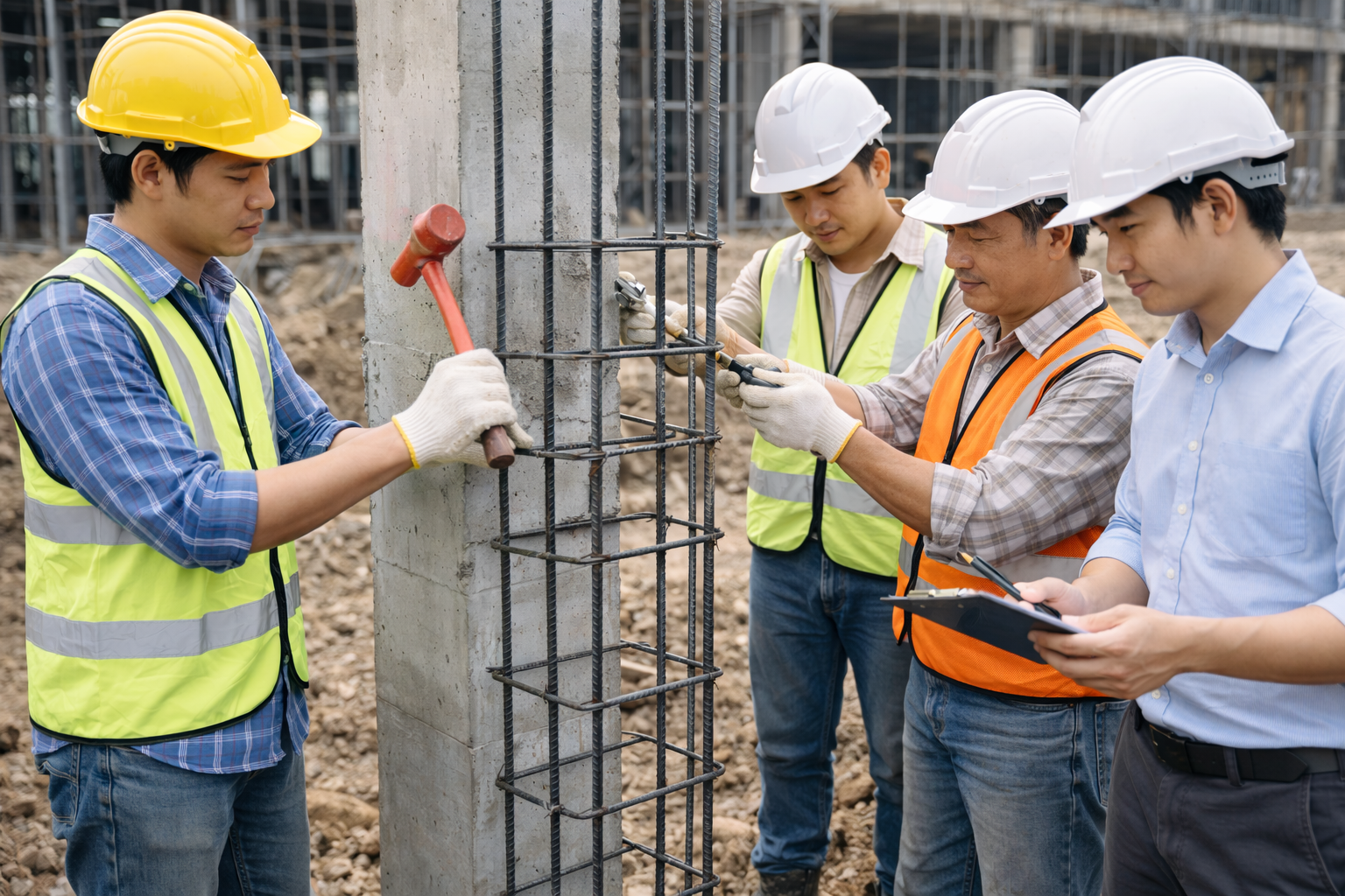 Thi công kết cấu bê tông cốt thép