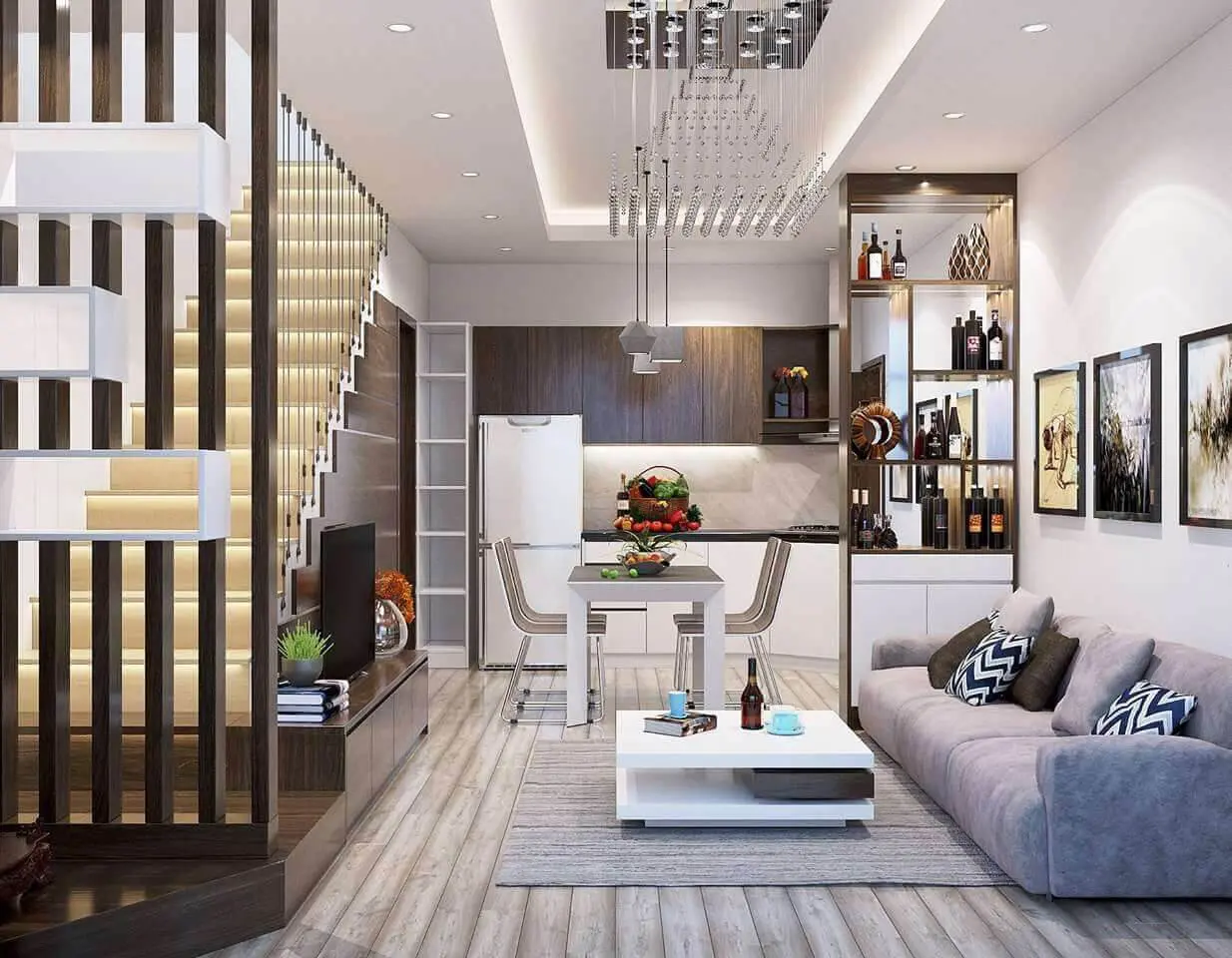 Thi công nội thất nhà phố