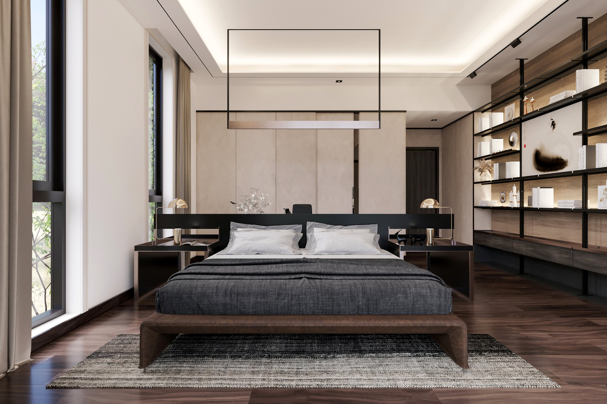 Thi công nội thất phòng ngủ biệt thự