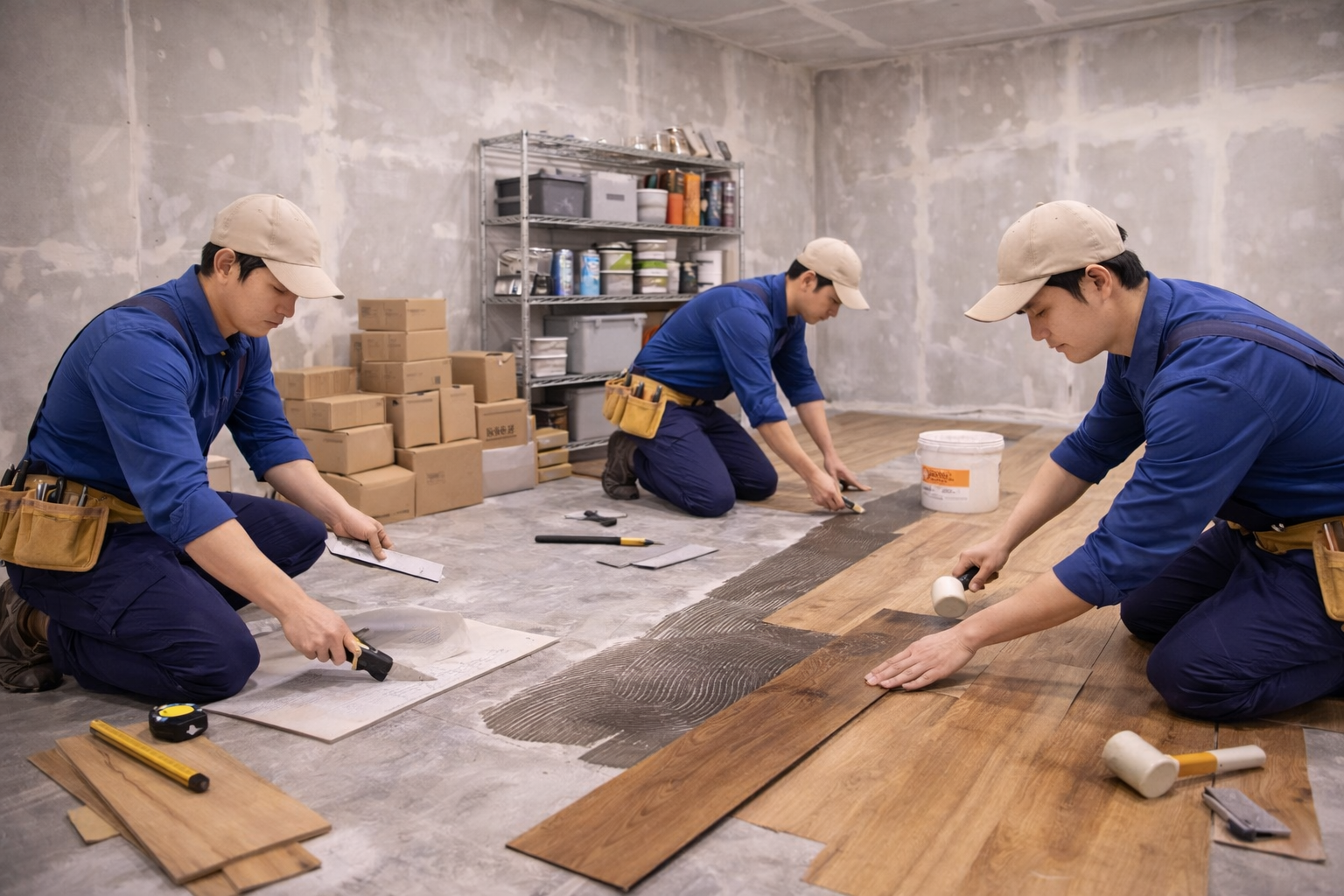 Thi công sàn kho – phòng chứa đồ