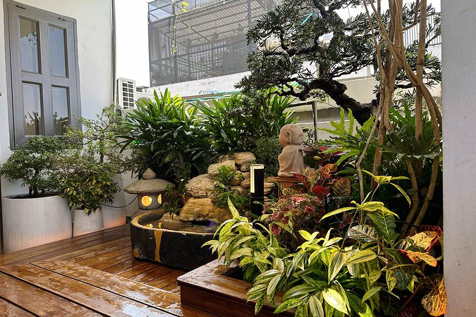 Thi công sân thượng biệt thự chuyên nghiệp