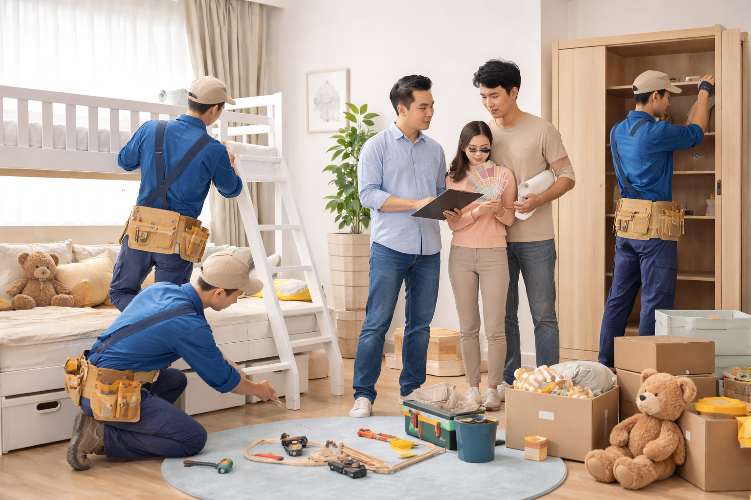 Thi công trọn gói phòng trẻ em