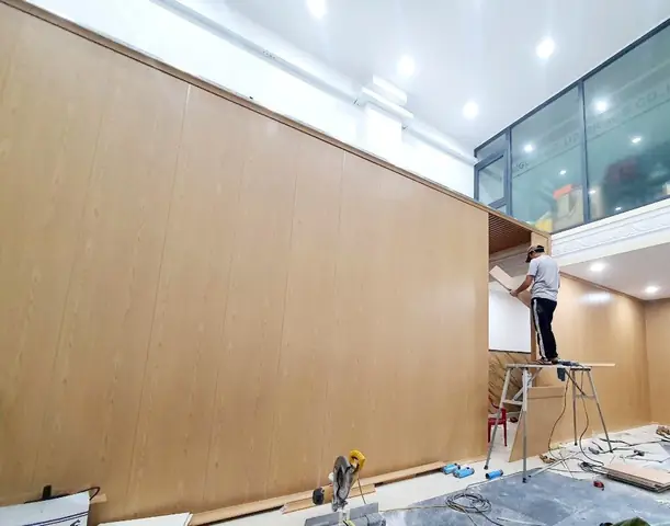 Thi công vách phòng ngủ