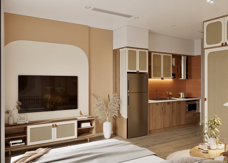 Thiết kế nội thất căn hộ cho thuê