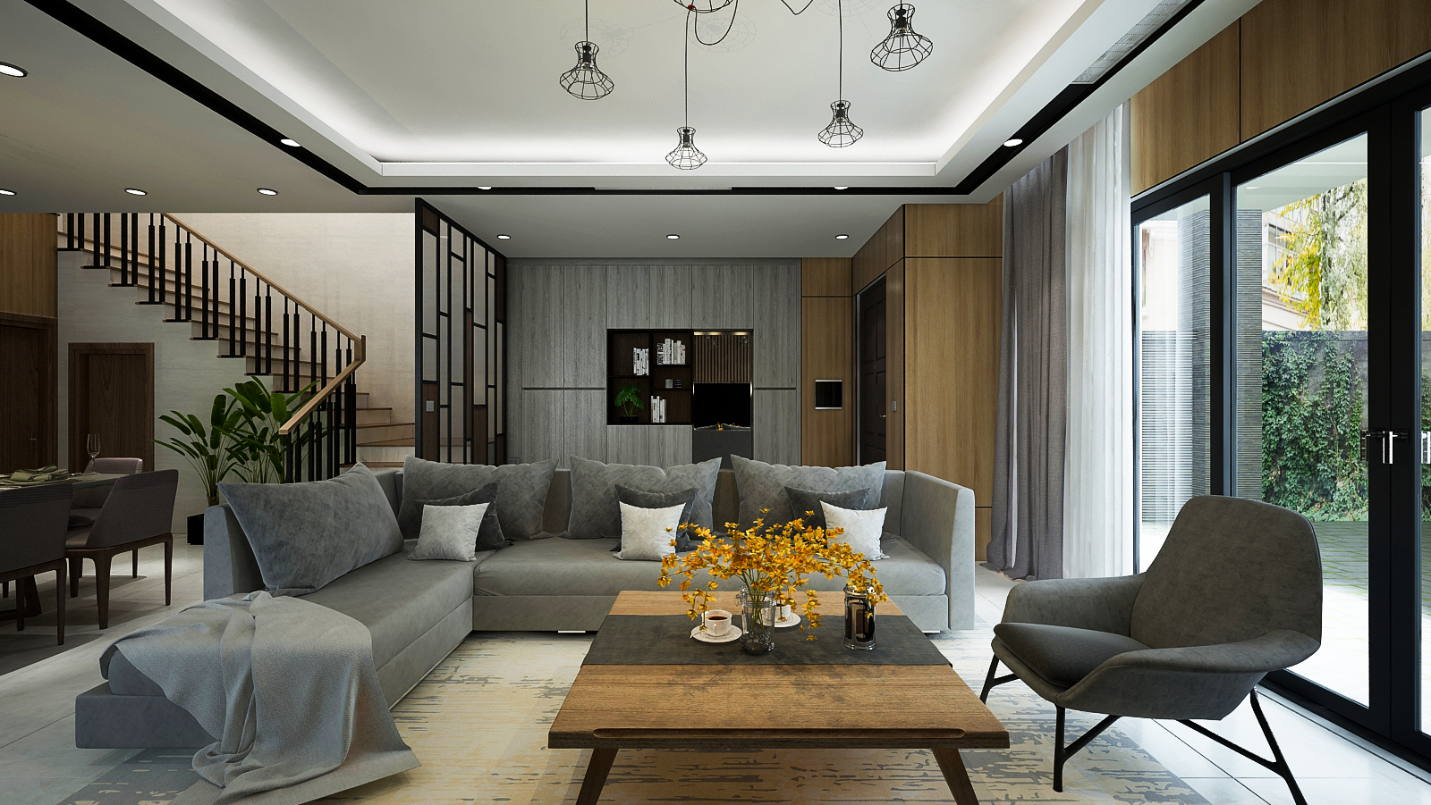 Thiết kế nội thất hiện đại căn hộ