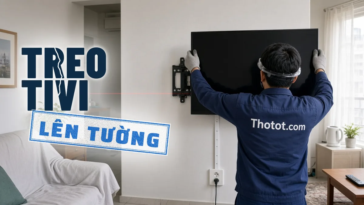 Treo tivi lên tường
