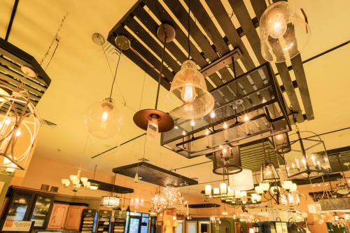 Tư vấn đèn cửa hàng
