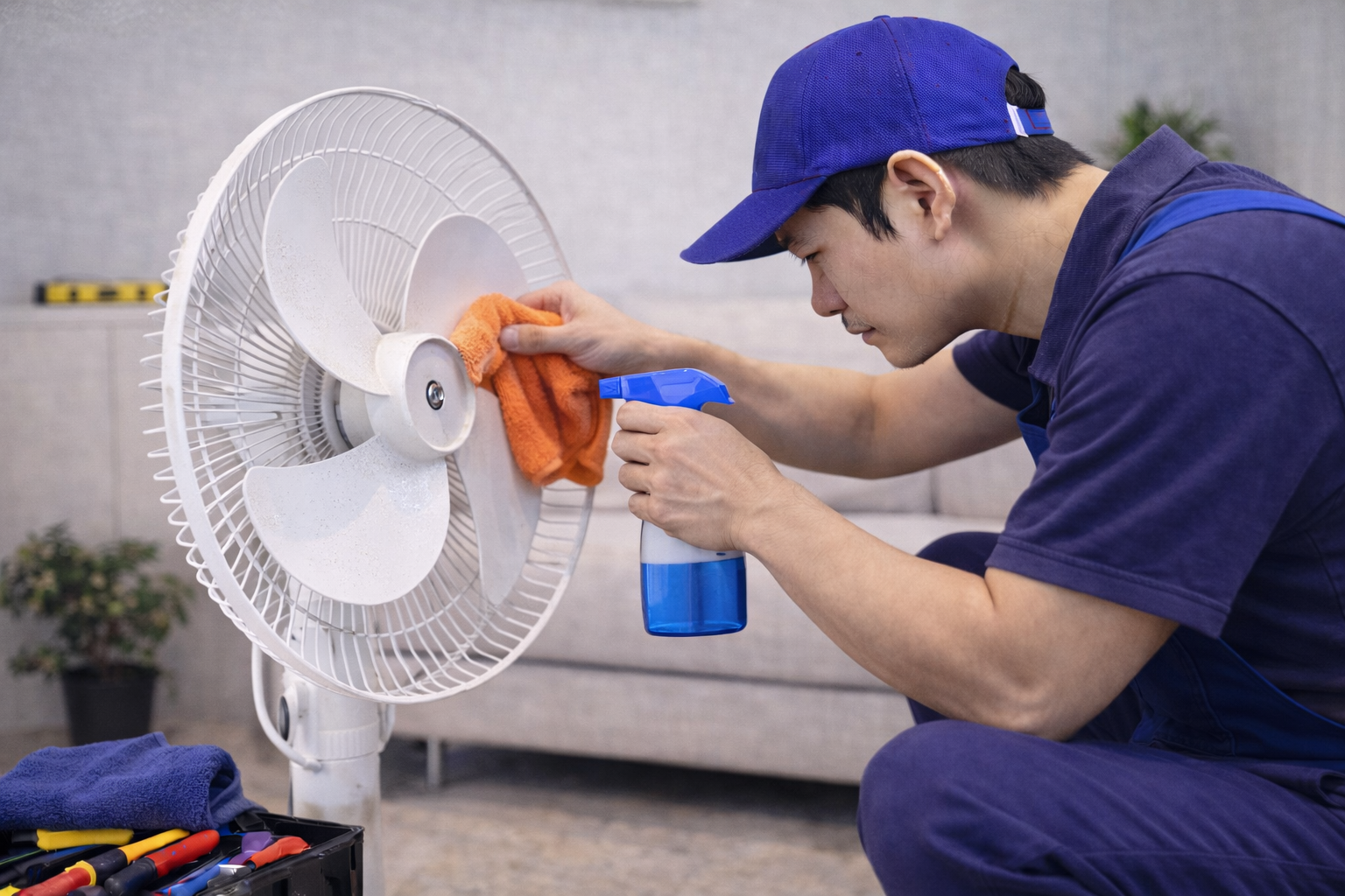 Vệ sinh – bảo trì quạt