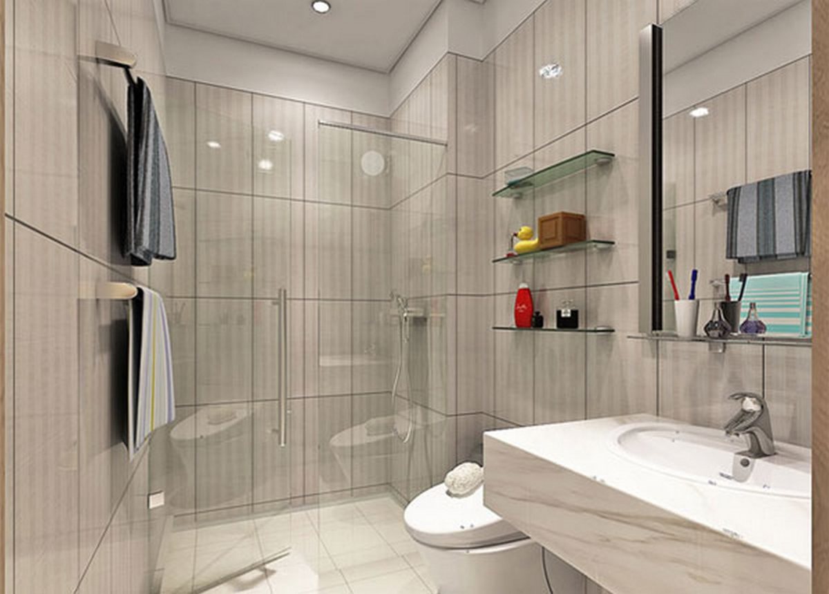 Vệ sinh nhà tắm căn hộ